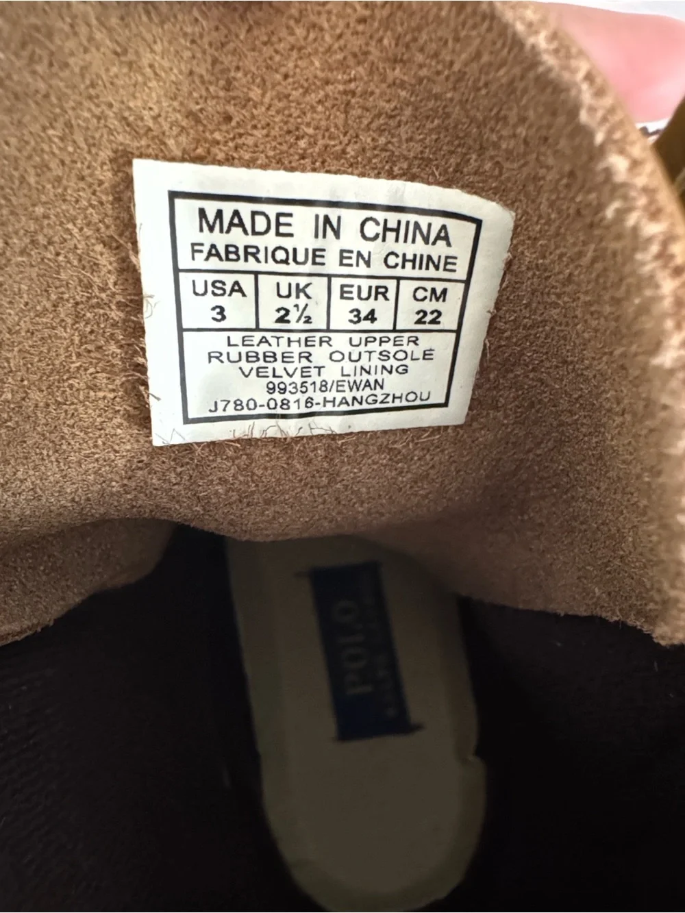 Ralph Lauren padded brown